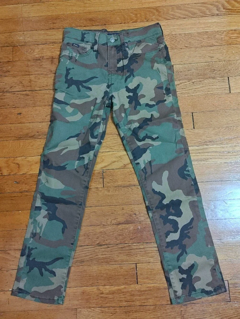 Polo Ralph Lauren Boys Sullivan Slim Camo Jeans Size 12 (150/63) Camouflage kids